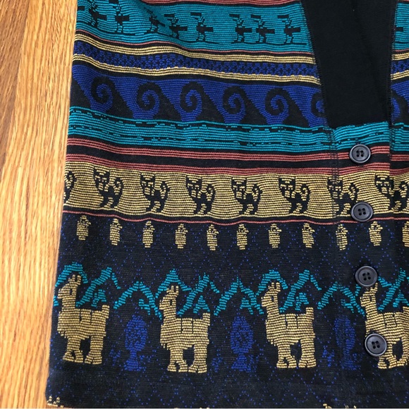 Peruvian connection vibe - 2 Pc SET Knits Alpaca Llama Skirt size L and skirt XL - Picture 5 of 12